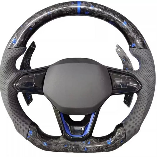 Volkswagen MK8 GTI carbon fiber steering wheel performance upgrade