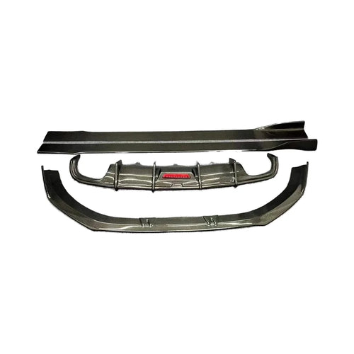 A6 S6-Sline 2012-2015 Carbon Fiber Front Lip, Side Skirts, Diffuser BUNDLE