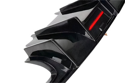 Audi Q5 carbon fiber rear diffuser 2012–2018