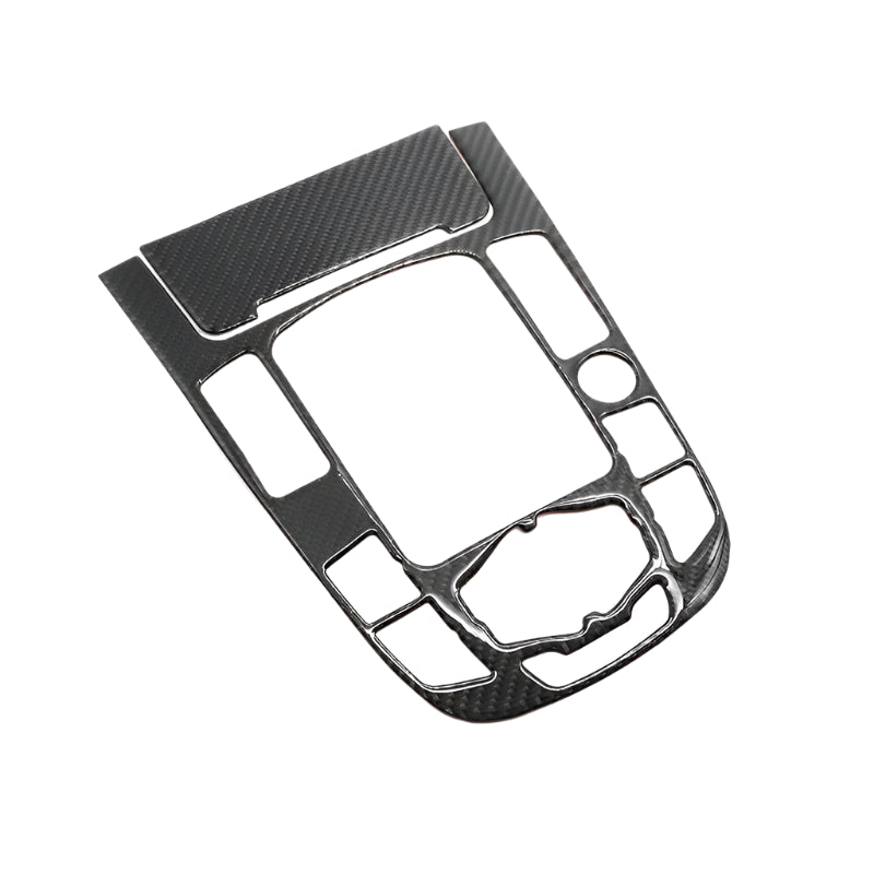 Audi A4 A5 Q5 carbon fiber center control stick on cover 2009–2018