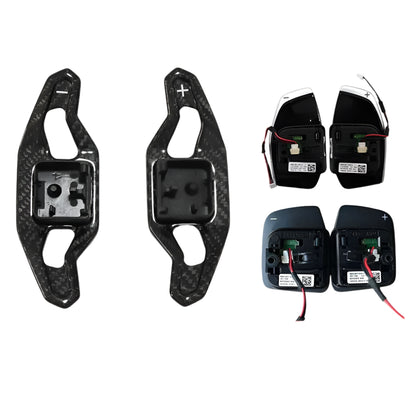 Audi Q8 SQ8 RSQ8 Q2 SQ2 carbon fiber paddle shifters stick on 2017–2021