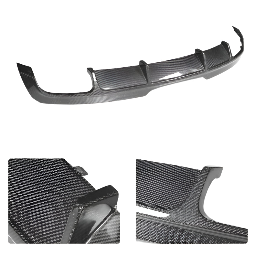 Audi TTS carbon fiber rear diffuser 2008–2014