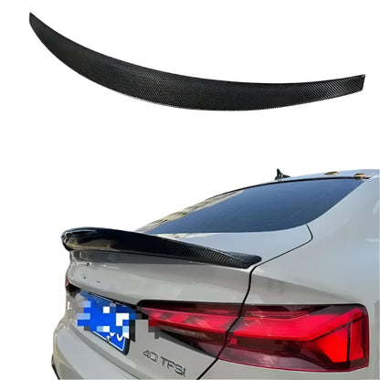 Audi A5 S5 carbon fiber tail fins rear trunk spoiler 2010+