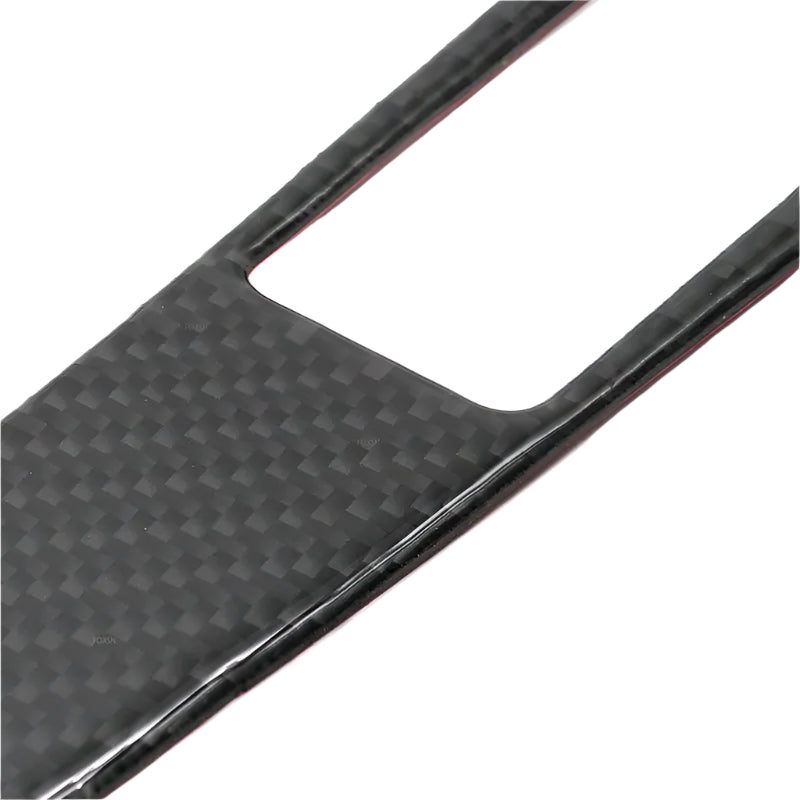 Audi A4 A5 Q5 carbon fiber center control stick on cover 2009–2018