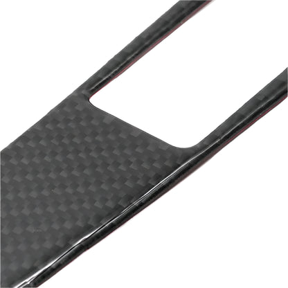 Audi A4 A5 Q5 carbon fiber center control stick on cover 2009–2018